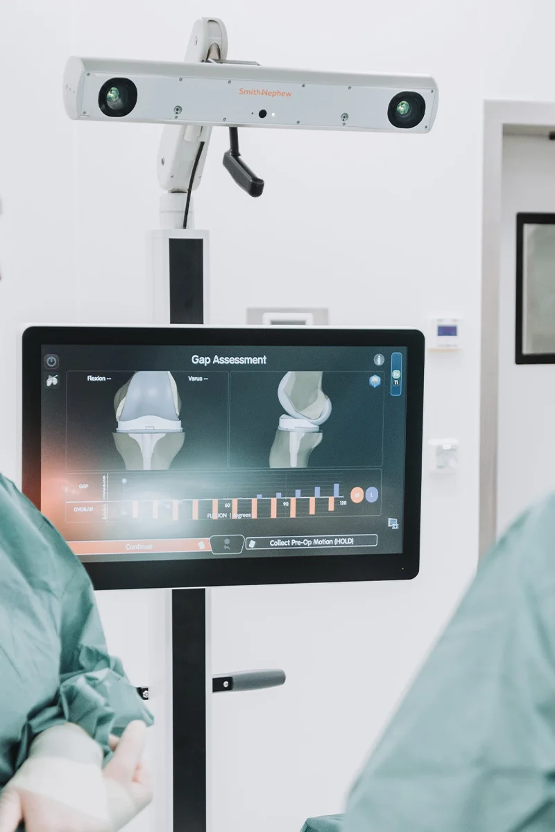 Robot-asszisztált térdprotézis műtét